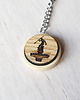 breloki Brelok drewniany grawerowany NEPTUN 2