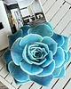 poduszki z grafiką Zestaw Poduszek Sukulenty Turkusowe Echeveria 3