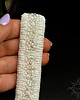 Biżuteria ślubna Blanche, ślubna wyplatana bransoleta, beading 5