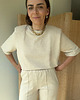 t-shirt damskie Tshirt Art poduchy mocca melange 1