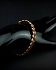 bransoletki wire wrapping Miedziana wyplatana bransoleta mankietowa 4