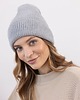 czapki damskie Czapka Gentle Cashmere Szary Melanż 1
