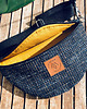 saszetka nerka Nerka / torebka z plecionki tapicerskiej "Mili Belt Bag L" - granatowa 1