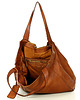 torby na ramię Duża torebka miejski shopper bag skóra naturalna brąz camel 6