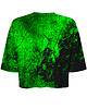 t-shirt damskie DR.CROW T-shirt Krótki CROP Green Wall 1