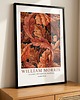 grafiki i ilustracje PLAKAT  dekoracyjny William Morris jesienne liście 3