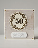 kartki scrapbooking 50 rocznica ślubu, złote gody kartka 1