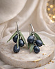 kolczyki z masy plastycznej Kolczyki Black Olive/oliwki 1