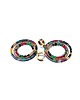 kolczyki z kamieniami Kolczyki Wianki circle (colourful) 1