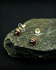 kolczyki wire wrapping Kolczyki sztyfty z ametystem 2