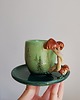 filiżanki *rezerwacja Filiżanka espresso z grzybkami, leśna 1