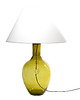 lampy stołowe Szklana lampa stołowa RAFAELLO oliwkowa 2