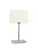 lampy stołowe Czarna lampka nocna do sypialni z designerskim abażurem AMALFI 3