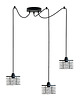 lampy wiszące 3-płomienna industrialna lampa wisząca pająk do salonu GALO LOFT L3 6