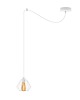 lampy wiszące Nowoczesna lampa wisząca z regulacją typu pająk DIORO LOFT L1 5
