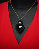 wisiory Czarny wisior soutache 1