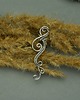 nausznice Nausznica  ażurowa na prawe ucho wire wrapping 3