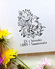 stemple Stempel Ex libris PTASZEK W KWIATACH 1