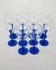 szklanki i kieliszki Komplet kieliszków do wina, duński design, lata 70, produkcja: Dania 3