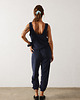 topy damskie Top frotte navy 1