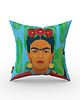 poduszki z grafiką Kolorowa poduszka dekoracyjna - Frida Kahlo 4