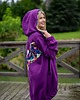 bluza z kapturem damska Bluza Elastic Violet 2