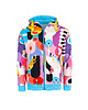 bluza z kapturem damska Bluza rozpinana "Kubizm" 2