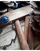 bransoletki z żywicy Bransoletka z chabrami i lawendą 3