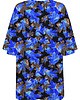 t-shirt damskie DR.CROW T-shirt Damski Oversize Blue Leaves 1