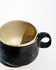 filiżanki Filiżanka do espresso czarno-beżowa 1