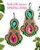 kolczyki soutache Kolczyki sutasz SPRINGTIME II 1