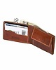 portfele męskie Koniakowy Mały Portfel Męski Slim Wallet Skóra Jucht belveder BW28 1