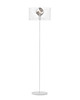lampy podłogowe Czarna lampa podłogowa do salonu FORNOSA LOFT z drucianym kloszem 2