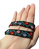 chokery Choker z koralików w kwiatowy wzór 6
