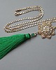wisiory Boho /green rosette/ -  naszyjnik 5