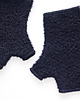 rękawiczki damskie Navy blue alpaca /leather gloves 1