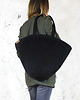 torby XXL Shelly bag czarna torba nubuk wodoodporny vegan 2
