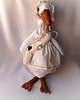 misie i maskotki Gęś handmade, gąska prezent dla dziewczynki, dekoracyjna lala w stylu retro 2