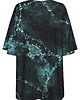 t-shirt damskie DR.CROW T-shirt Damski Oversize Marble Turquoise 1