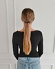 gumki do włosów Gumka jedwabna, scrunchie, sawanna MIDI 4