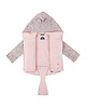 kurtki i płaszcze dla dziewczynki Kurteczka z Patentem, Pudrowy Lamparcik 2