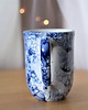 kubki Kubek  Biały & Kobalt Marmur Ceramiczny 300ml 3