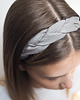 opaski do włosów Lniana opaska warkocz do włosów True gray 5