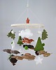 karuzele i girlandy do łóżeczka Handmade karuzela leśna , lisek i urocze zwierzątka dla niemowlaka 1