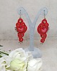kolczyki soutache Czerwone kolczyki soutache - kolekcja Lady in Red 4