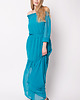 sukienki maxi damskie Turkusowa sukienka STELLA 5