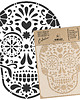 tapety i naklejki ścienne Szablon malarski scrapbooking // DIA DE LOS MUERTOS 1