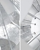 lampy wiszące Lampa wisząca Impact White Silver średnica 70cm 4