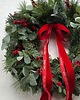 wianki bożonarodzeniowe NATURALNY Wianek Bożonarodzeniowy na drzwi - 45cm 1