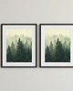 fotografia DWA PLAKATY natura zdjecie leśny krajobraz zielona galeria ścienna 5